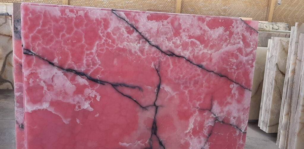 Pink marble